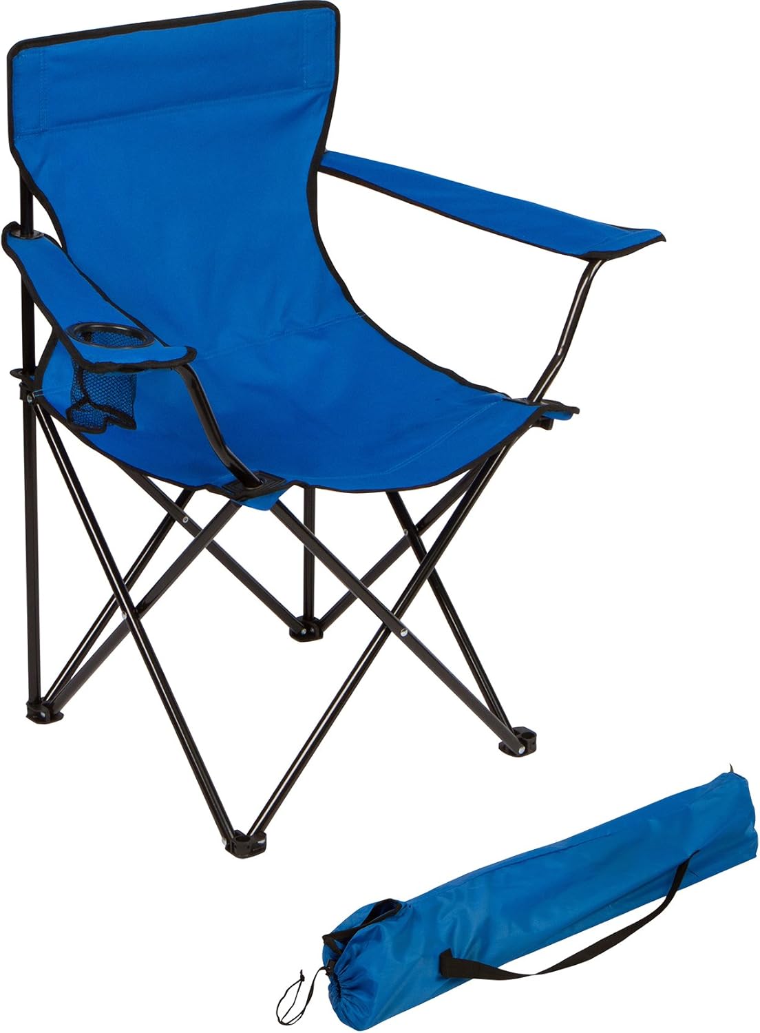 713J8wNhHOL._AC_SL1500_.jpg Folding Outdoor Beach Camp Chair, 18" L x 31" W x 32" H, Blue - Image 1